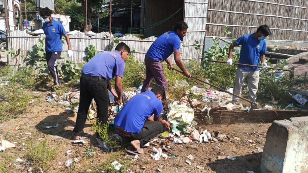Heritage-site clean-up